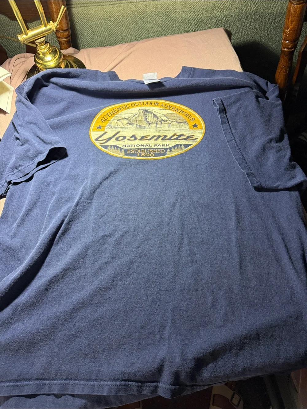 Delta Navy Short-Sleeve Yosemite Graphic Tee